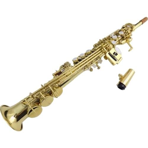 Eb Sopranino Saxophone Yellow brass sax instruments with Foambody case musical instruments