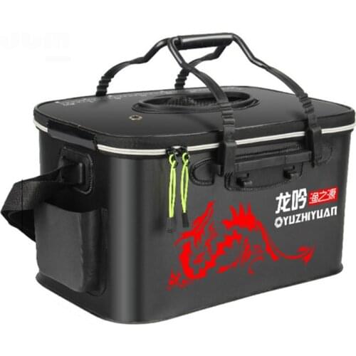 11/19/23/28/35L Collapsible Folding Thicken EVA Live Fish Box Tank Bucket Camping Outdoor Fishing Tackle Equipment