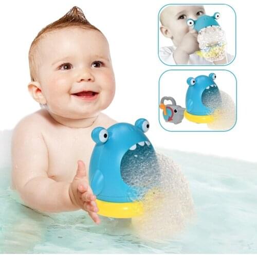 Bath Bubble Maker Toys for Toddler Blower Bathtub Pool Toys for Baby& Kids Summer Outdoor Play Safe Fun Gift