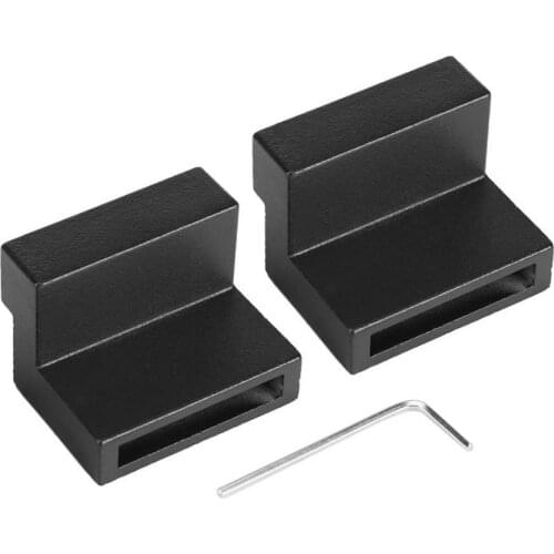 Walfront 1 Pair Zinc Alloy Door Stopper Replacement Part for Sliding Barn Door Rail Track Barn Door Stopper