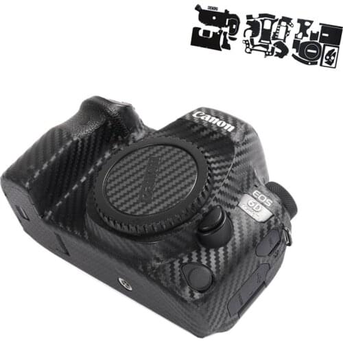 Anti-Scratch Camera Body Carbon Fiber Film for Canon EOS 6D Mark II 6D2 6DII 60D 70D 80D 90D M6II Protective sticker decoration