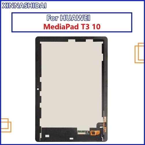 LCD For Huawei MediaPad T3 10 AGS-L03 AGS-L09 AGS-W09 T3 LCD Display Touch Screen Digitizer Assembly + Frame For Mediapad T3 10