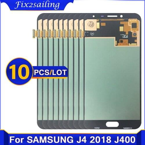 10PCS Test ORIGINAL OLED For Samsung Galaxy J4 2018 J400 J400F J400G/DS SM-J400F LCD Display Touch Screen Digitizer Assembly