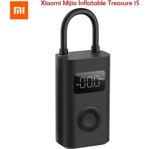 2021 Xiaomi Mijia Inflatable Treasure 1S Upgraded Version Portable Electric Pump Air Compressor for Motorcycle Car Tire Soccer
