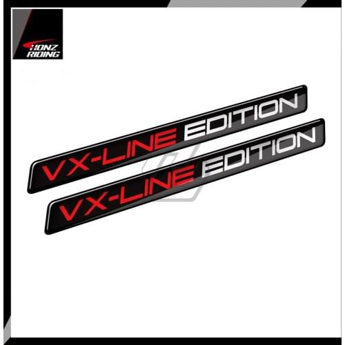 3D Resin Motorcycle Decal VX-line Edition Sticker Motorbike Car Stickers