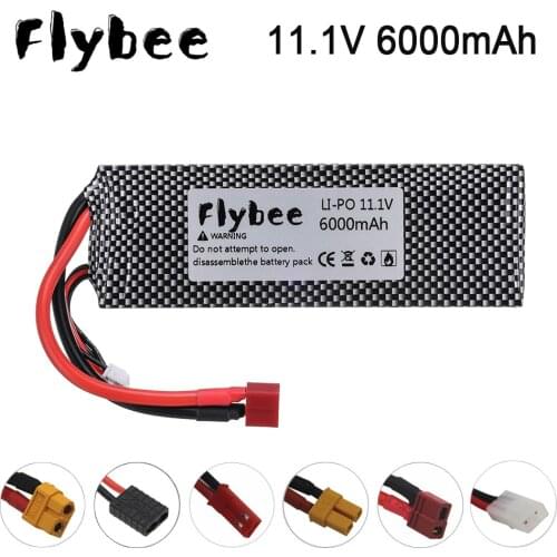 3s 11.1v Lipo Battery For RC Drone Quadcopter Spare Part RC Helicopter Car Boat 11.1v 6000mAh Lithium battery