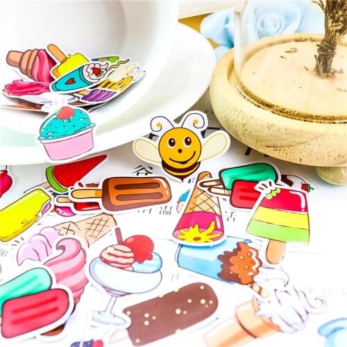 Stickers 51pcs Rooftop Coffee House Bullet Journal Decorative Stationery Stickers Scrapbooking DIY Diary Album Stick Lable