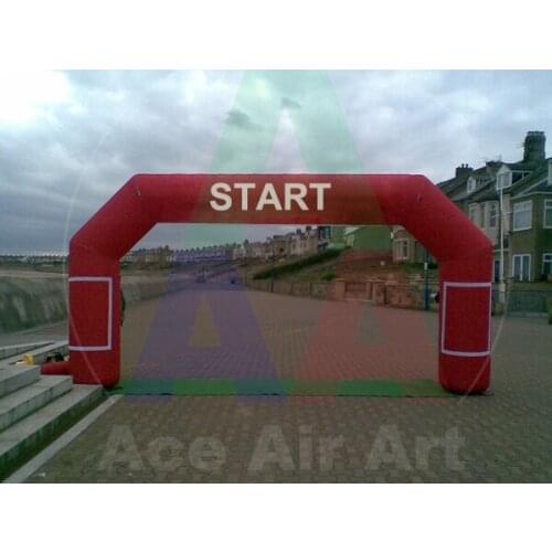 8m x 4m inflatable racing start line arch come with complete air blower,ropes,sandbag,storage bag
