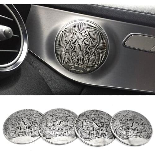 Airspeed for Mercedes Benz W205 W213 GlC AMG Accessories for Mercedes GLC Benz W205 W213 Interior Trim Door Audio Speaker Cover