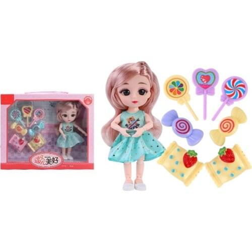 Doll & Dollhouse Accessories Miniature Furniture Set Simulation Role Play Toy Girls Favorite Interactive Pretend Playset