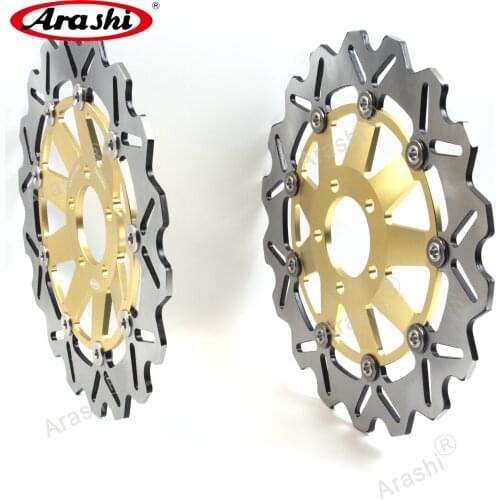 ARASHI ZEPHYR 550 Front Brake Disc CNC Brake Disks Rotors For KAWASAKI 1993-2001 ZEPHYR550 1994 1995 / ELIMINATOR 600 1995-1999