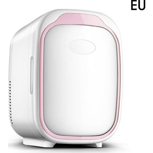 Car Mini Fridge 6L Small Skincare Fridge Cosmetic Portable Auto Food Drinkes Quick Refrigeration Refrigerator Skincare Freezer