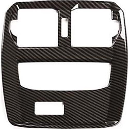 Car Rear Air Conditioning Vent Outlet Frame Cover Trim Decor Sticker for 3 Series G20 G28 325Li 2019 2020 Accessories