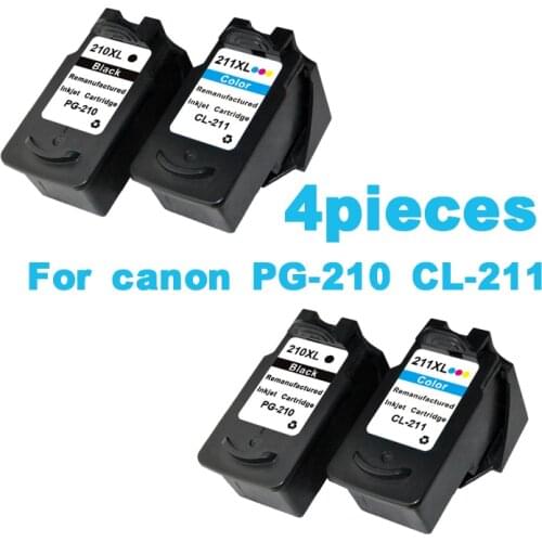 Ink cartridge For canon PG210 CL211 Pixma IP2702 MP240 MP250 MP270 MP480 MP490 MX320 MX340 printer ink cartridges PG 211 CL 210