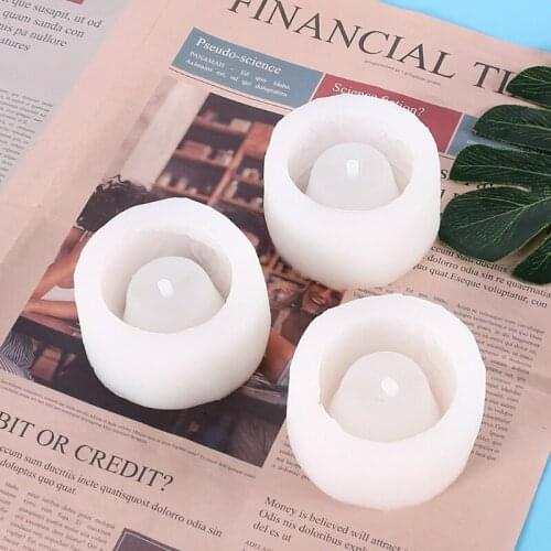 Succulent Flowerpot Epoxy Resin Mold Concrete Cement Clay Planter Pot Silicone Mould DIY Crafts Candle Casting Tool