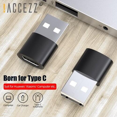 !ACCEZZ USB 3.0 To Type-C Female Adapter Tablet Charging Cable Connector For Macbook Xiaomi 9 Huawei Data Sync Adapter Converter