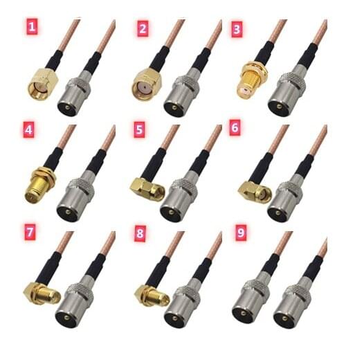 SMA to TV cable SMA/RPSMA to TV male & Female TV cable extension cable RG316 Jumper cable