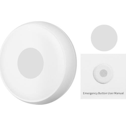 ZigBee Emergency Button One Button Alarm for Kids Elderly Pregnant Women Wireless Smart SOS Button Smart Linkage with Smart Home