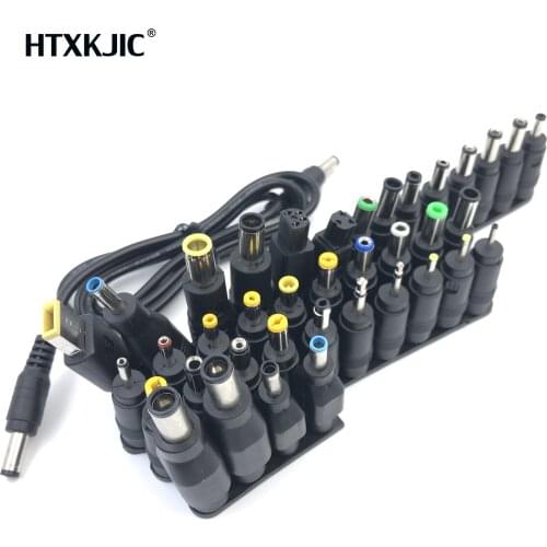 Laptop DC Power Adapter Kits 38 PCS Universal 5.5 mm x 2.1 mm DC AC Power Adapter Tips Connector for Lenovo Thinkpad, Dell, Sony