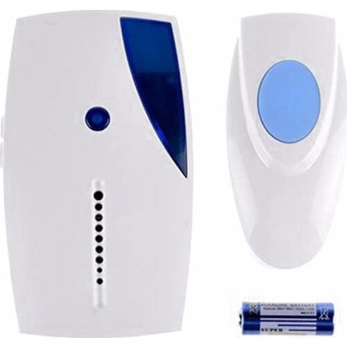 LESHP Wireless Doorbell 100m Range Cordless Music Door Bell With LED Light Remote Control Home Security System