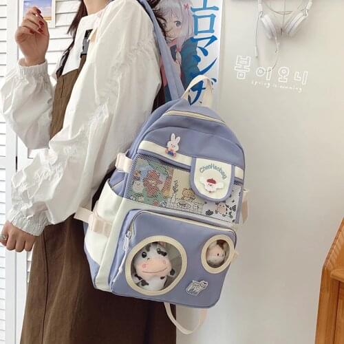 Elementary Cute Backpacks for Women Childrens Waterproof School Bags for Teenagers Female Travel Backpacks Ladies Ruckpack 2021