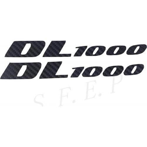 Motorcycle 3D DL1000 Carbon Fibre Decal Emblem Label Badge For Suzuki V-strom DL1000