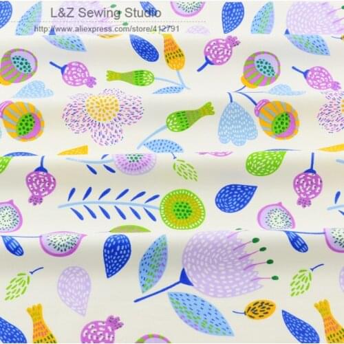 New155#-2 printed floral patterns 50cmx160cm/piece tilda quilting patchwork tecidos a metro tecido cotton fabric FREE SHIPPING