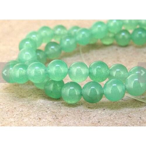 New Arriver Jades Beads Jewellery,8mm Green Jades Gem-stones Loose Beads One Full Strand,Free Shipping