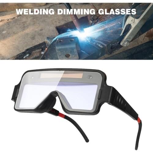 Anti-Glare Welding Glasses Automatic Light Change Argon Arc Protection Helmet Solar Auto Darkening Eyes Mask Goggles