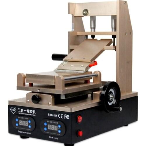 OCA Rubber Scraper Polarizing Glue Remover TBK-318 3 In 1 LCD Screen Separator Preheater OCA Glue Mobile Phone LCD Screen