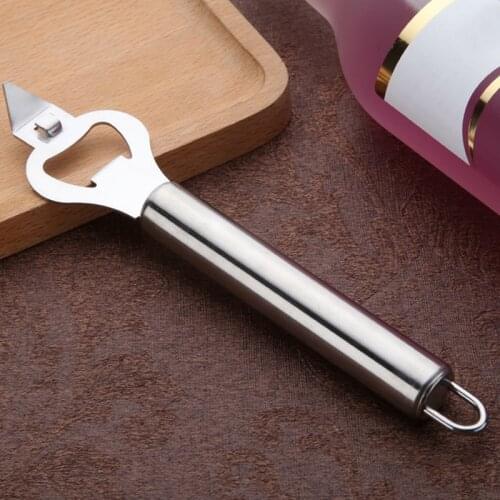 Stainless Steel Bottle Opener with Piercing Head