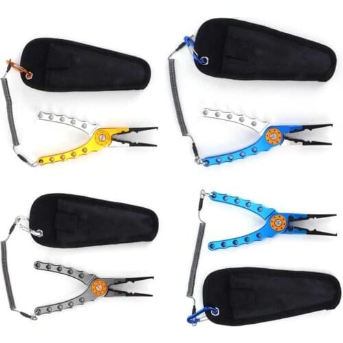 Fishing Lure Pliers Tongs Multifunction Aluminum Alloy Hook Remover Tool Equipment Fishing Tackle