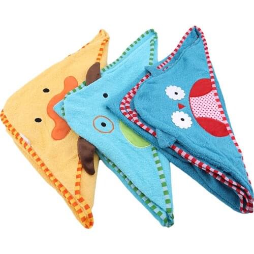 Toddler Baby Hooded Towels Newborn Kids Bathrobe Soft Bath Towel Blanket Warm Sleeping Swaddle Wrap For Infant Boys Girls