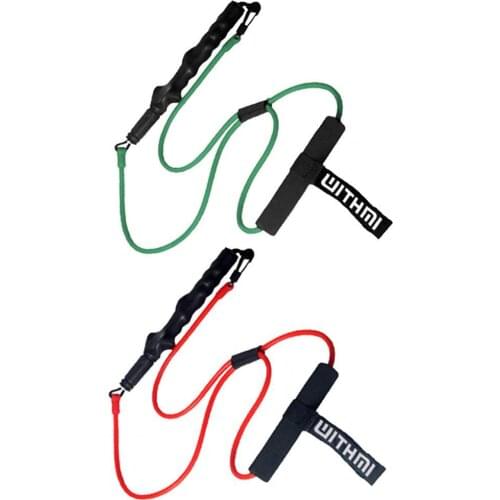 Golf Power Swing Band 360 Degree Rotating Comfortable to Grip Solid Color Portable Golf Resistance Cord for Indoor