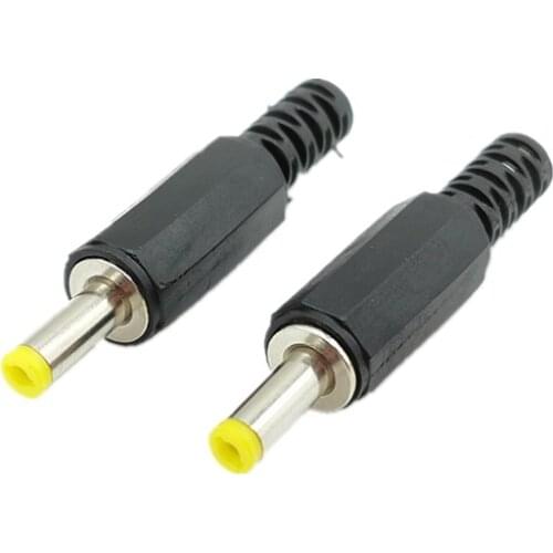 10pcs DC Plug Male Connector Electrical Socket Outlet DC Outlet 4.0X1.7MM 4.0*1.7mm Connector