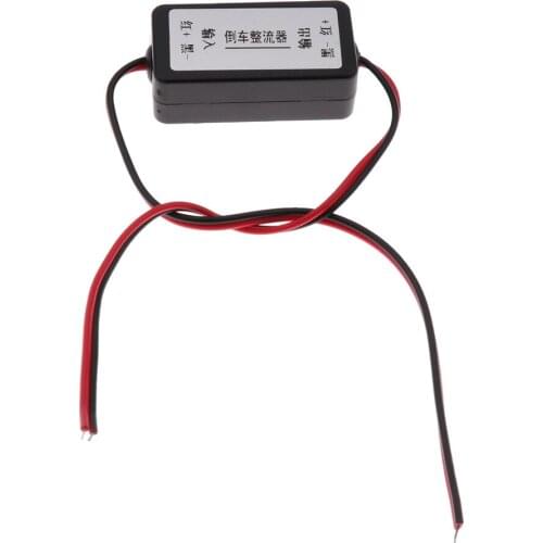 Dolity 12V Power Relay Capacitor Filter Rectifiers for Car Rear View Back Up Camera