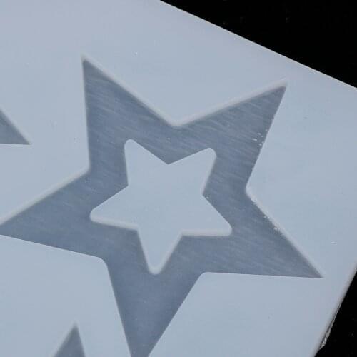 3D Star Shape Silicone Mold Cake Decorating Tools Chocolate Mould Cupcake Silicone Mold Decor Muffin Pan Baking Stencil