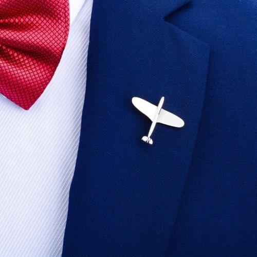 Cute Lapel Pin Cartoon Airplane Brooch Pin Badge for Clothing Bags Backpacks Jackets Hat Decoration