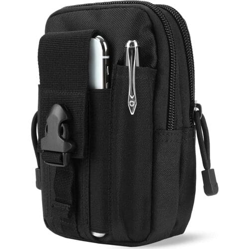 Outdoor Tactical Molle Pouch Belt Waist Pack Bag Small Pocket Military Waist Pack Running Pouch Travel Camping Pocket Bags