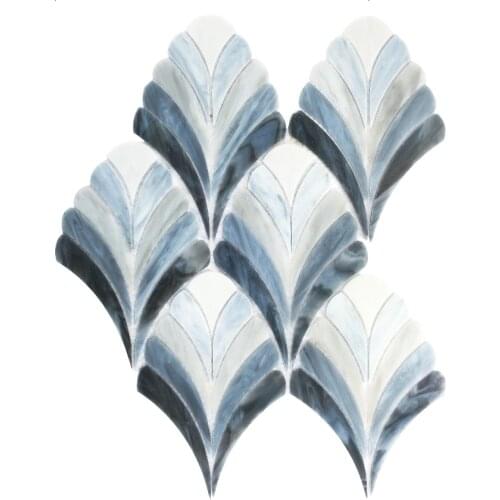 Unique Craft Stained Glass Tiles Mosaic for Bathroom Backsplash Decoration