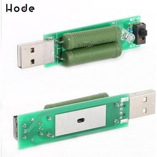 USB Resistor Electronic Load w/Switch Adjustable Current Resistance Tester
