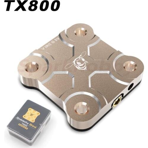 RunCam SpeedyBee TX800 5.8G 48CH FPV Video Transmitter VTX PitMode 25mW/200mW/400mW/800mW MMCX Connector for RC Racing Drone