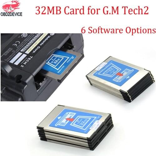 High Quality Tech 2 Software 32MB Memory Card for Holden/Opel/G M /SAAB/ISUZU/S-uzuki 32MB Card for Tech 2 Diagnostic Tool