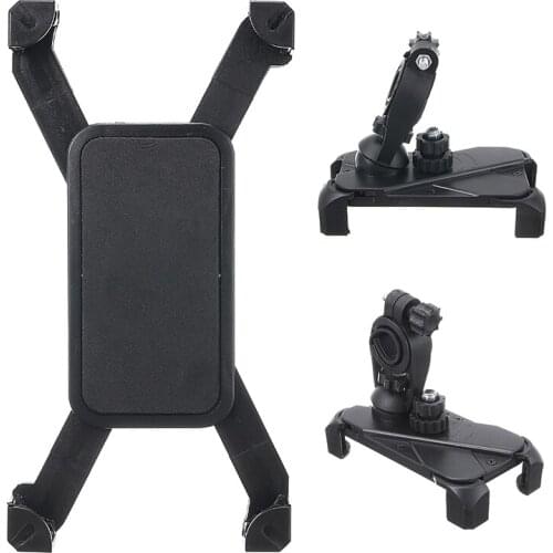 Rearview Mirror Mount Clip Bracket Compatible for Mobile Phone Holder Adjustable Bracket Motorcycle Bicycle Handlebar Mount