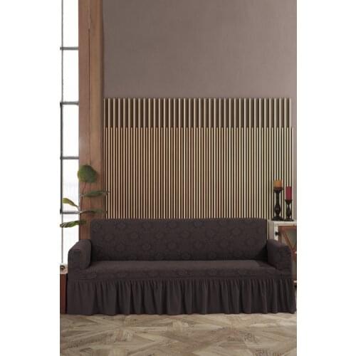 Jacquard Skirted Sofa Cover sofa 3 Seater