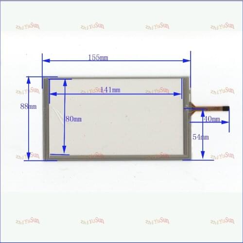 ZhiYuSun FOR JENSOR AVH-4166-2 compatible touch screens 6.2inch 4 lines free shipping length155mm width88mm GLASS