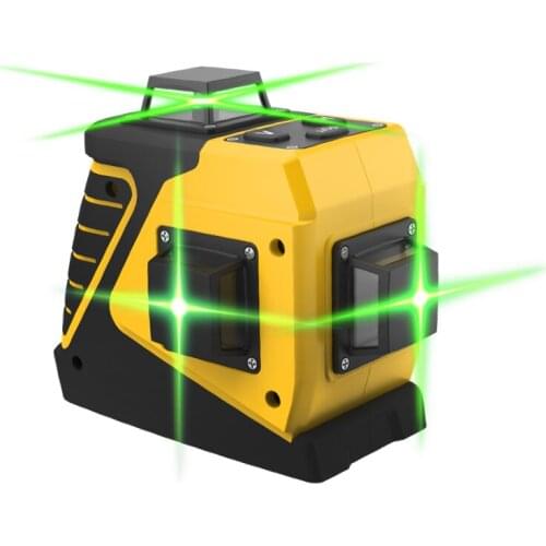 360-degree 3D12 line green light high-precision automatic leveling cross-line rotating laser level