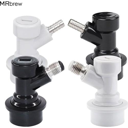 4pcs/lot Cornelius Corny Beer Keg Ball Lock Disconnects Kit Flared - Barb & Thread For Homebrew Keg Tap Draft Beer Kegs