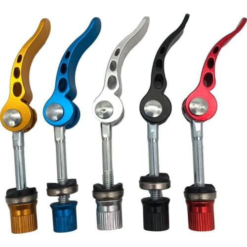 MAKSEY M6 M8 Quick Release Rod Wooden Clamp Alloy Screw Nut Bike Clamp Quick Release Seat Post Clamp Screw Nut Hand Tool Parts