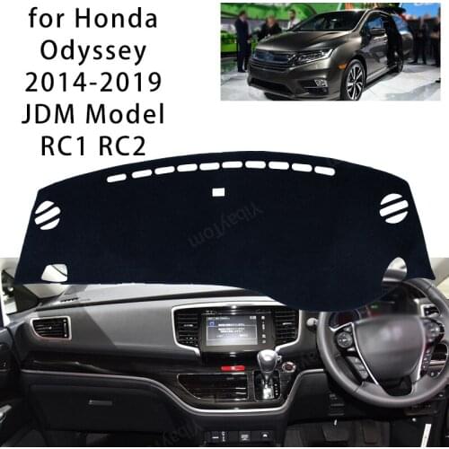 For Honda Odyssey 2014-2019 JDM Model RC1 RC2 Console Dashboard Suede Mat Protector Sunshield Cover